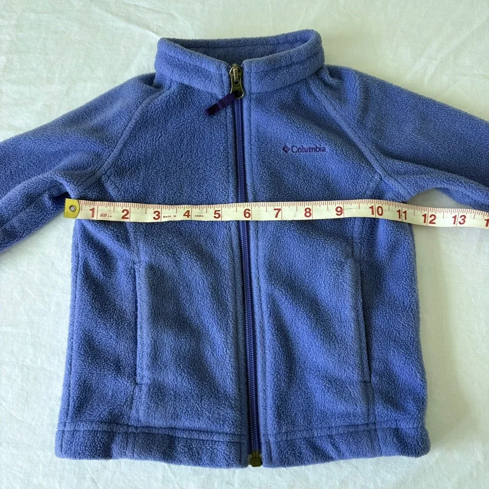 Columbia Benton Springs Full Zip Fleece Jacket Blue 12-18 Months Baby Toddler